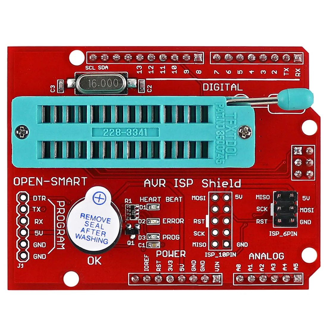 Высокое качество AVR ISP щит горящий загрузчик программист для Arduino UNO R3 программируемые игрушки аксессуары - Цвет: 1
