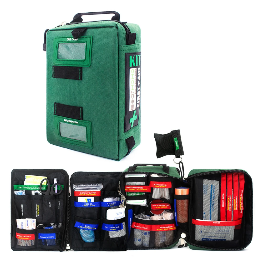 kit-di-pronto-soccorso-borsa-4-sezioni-pratico-e-leggero-soccorso-medico-di-emergenza-casa-all'aperto-viaggio-in-auto-scuola-escursionismo-sopravvivenza