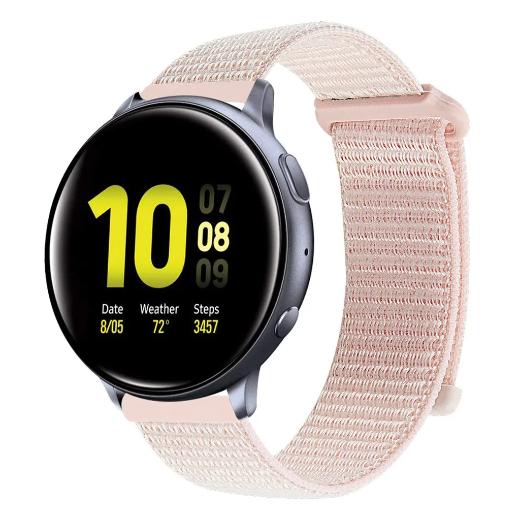 Нейлоновый ремешок для samsung Active 2 Watch 44 мм, ремешок для умных часов, сменный ремешок для мужских Т-часов, ремешок для спортивных часов, браслет для женщин и мужчин, 19 октября