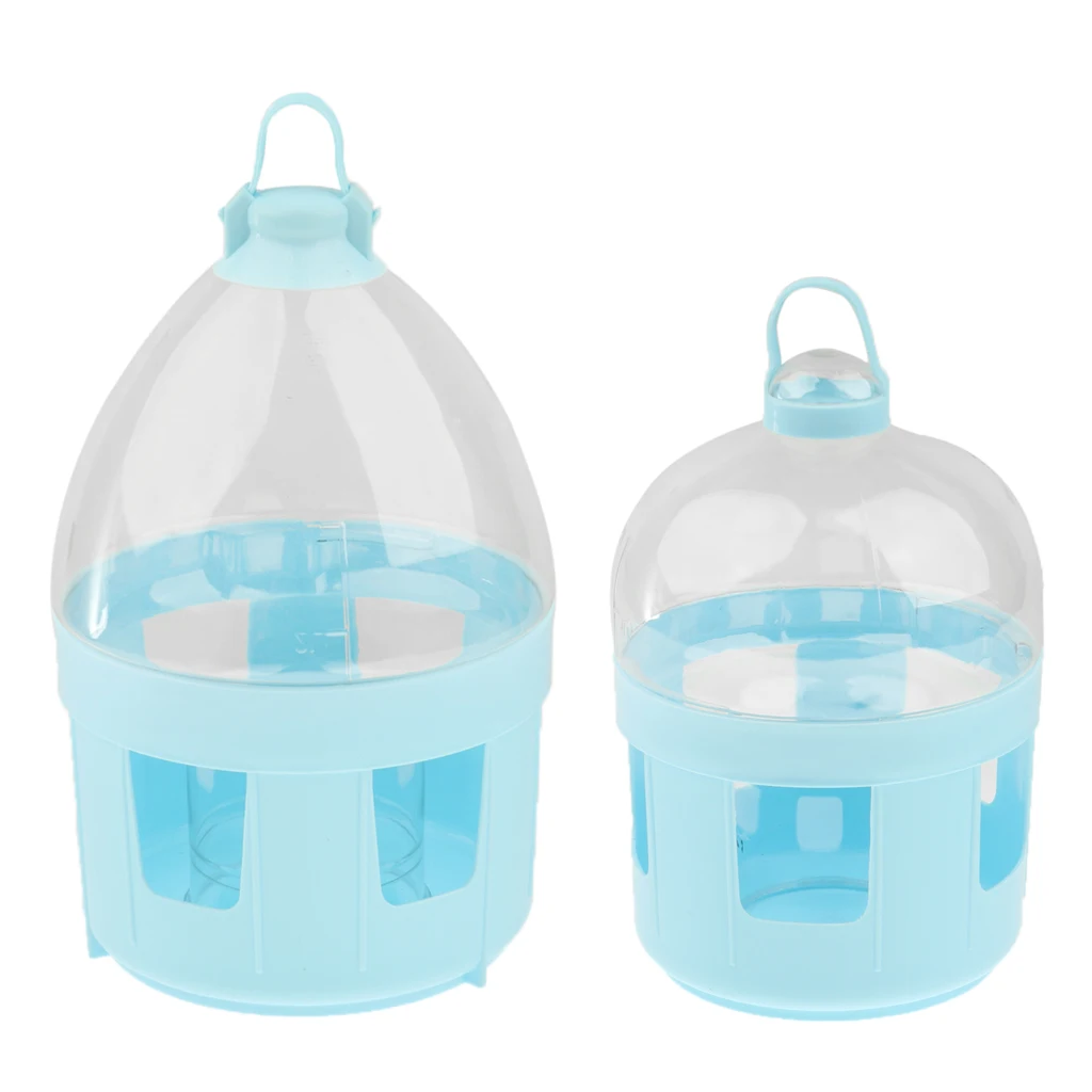 Plastic Drinker With Handle For Pigeon Birds Water Dispenser Accessorries for Conure Lovebirds African Greys