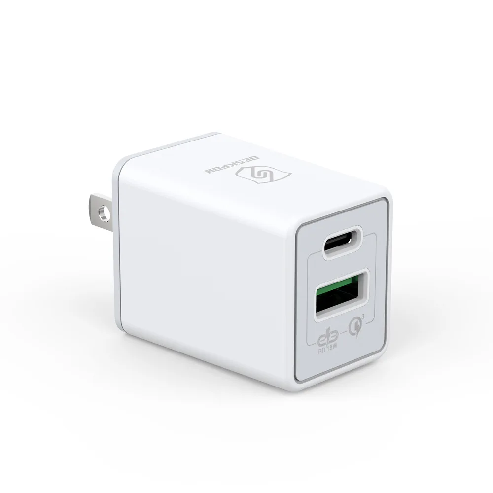 UL сертифицированный QC3.0 USB быстрое зарядное устройство для телефона с разъемом США Тип C PD быстрое настенное зарядное устройство адаптер для iphone XR XS 11 pro samsung S8 S9