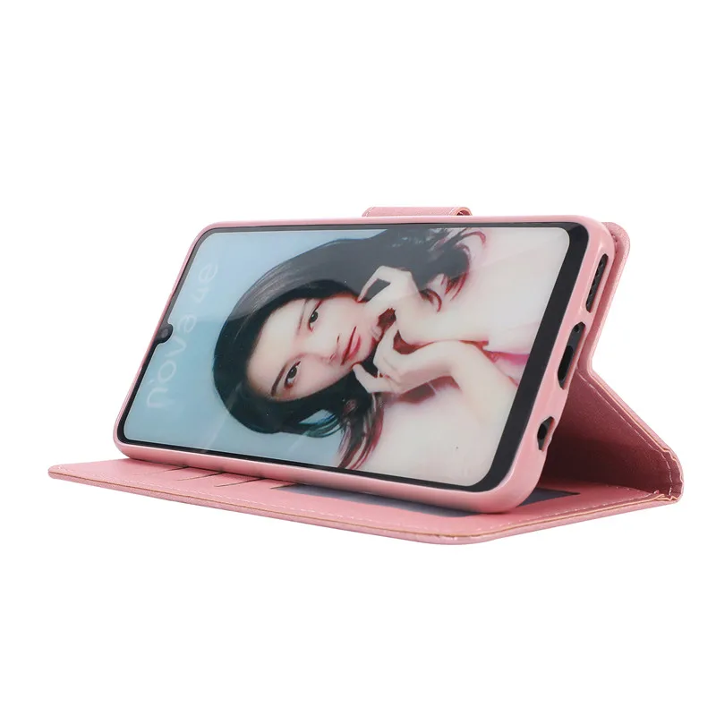 Кожаный чехол-книжка для huawei P30 Lite P20 Pro, чехол-накладка для huawei Honor 20 10 Lite P Smart, кошелек, сумка для мобильного телефона