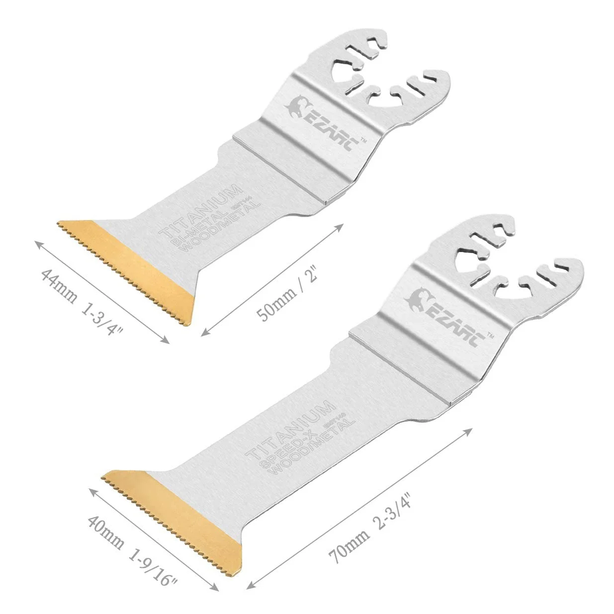 3/6PCS 티타늄 진동 Multitool 블레이드 여분의 전원 컷 톱날 고속 절단 목재, 금속 및 경질 재료