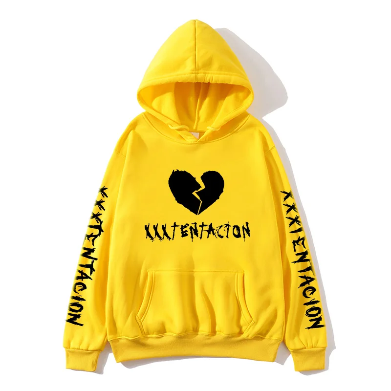 Месть Kill Мода Suprem Толстовка Мужская/Женская Повседневная Хип-хоп XXXTentacion Толстовка Vibes Forever Traksuit пуловер с капюшоном Hoo - Цвет: yellow
