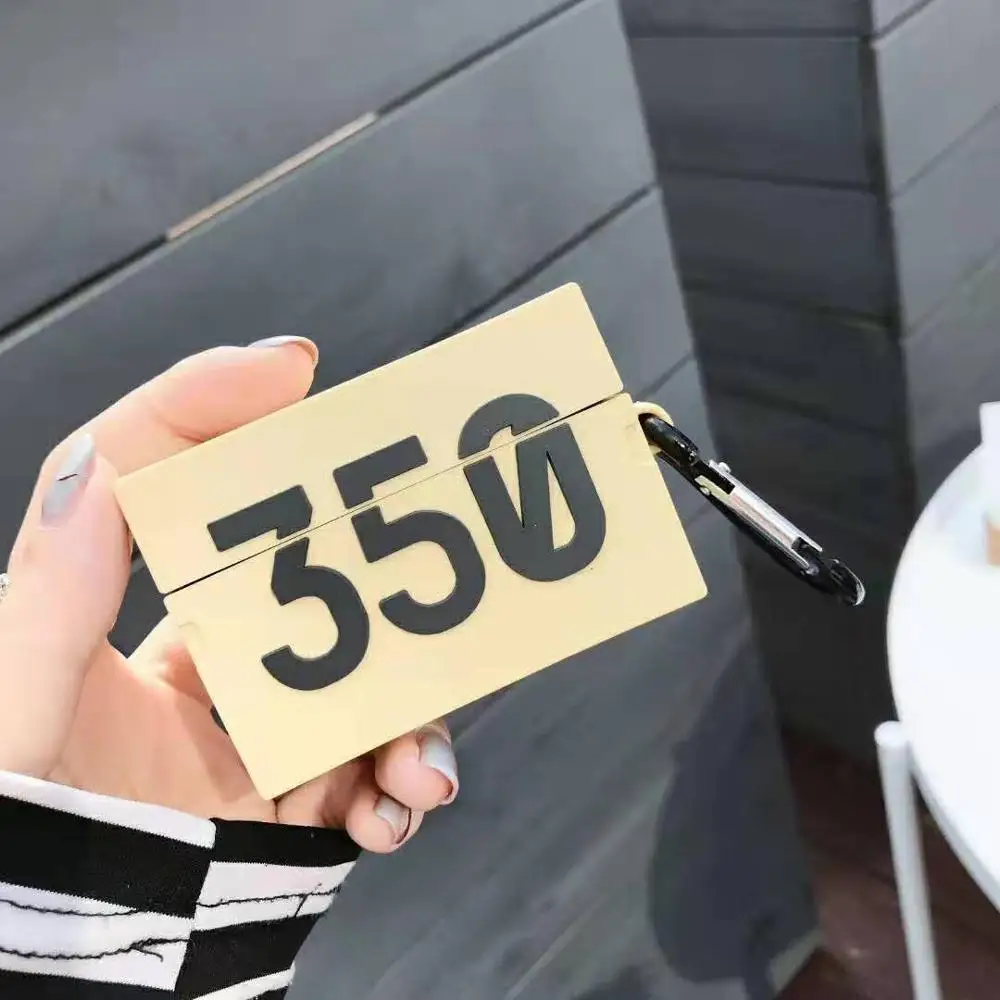 1 3D чехол для обуви boost 350 силиконовый чехол для airpods pro 3 брелок милый чехол для apple airpod pro Беспроводная bluetooth-гарнитура - Цвет: 1