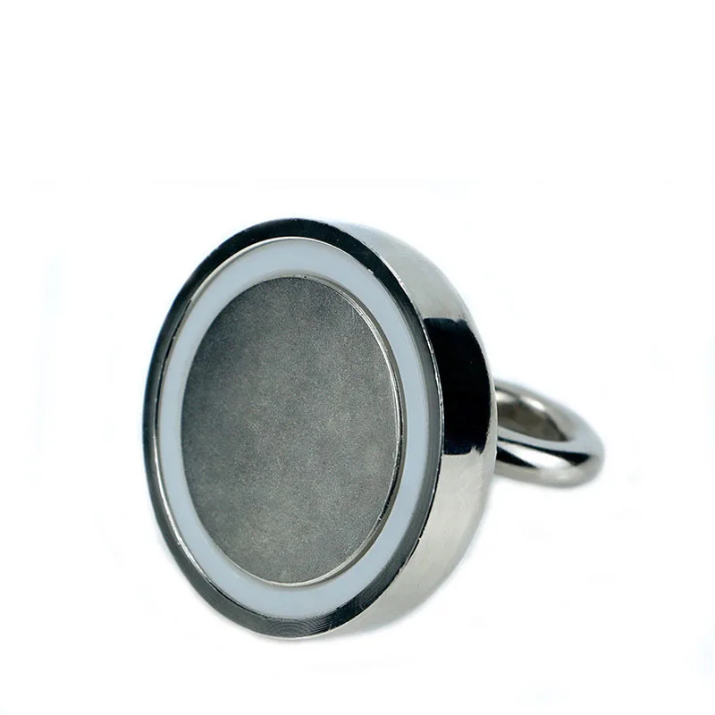 1PC Super Strong Neodymium Magnet Pot Fishing Salvage Magnets Neodymium Round Powerful Magnetic Hook Sea Fishing Magnet Searcher