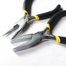 Металлические стальные плоскогубцы, плоскогубцы для наращивания волос, инструменты для наращивания, плоскогубцы для кончиков волос, плоские иглы для волос, холодное соединение, сделай сам