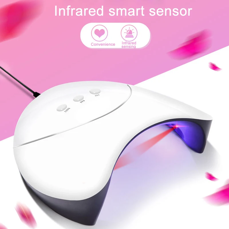 Hot 36W USB LED UV Nail Gel Curing Lamp Light Nails Polish Dryer Nail Art Machine Tools CNT 66