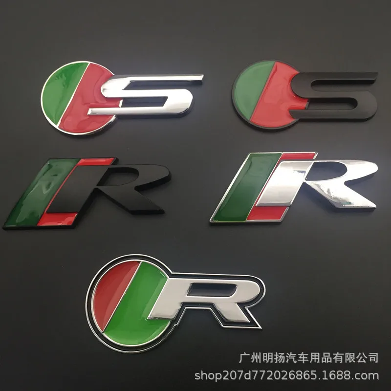 Подходит для jaguar xf модифицированный xk r Автомобильный логотип XJL бампер наклейки R логотип после хвоста капот стандартная металлическая маркировка R слово марка S