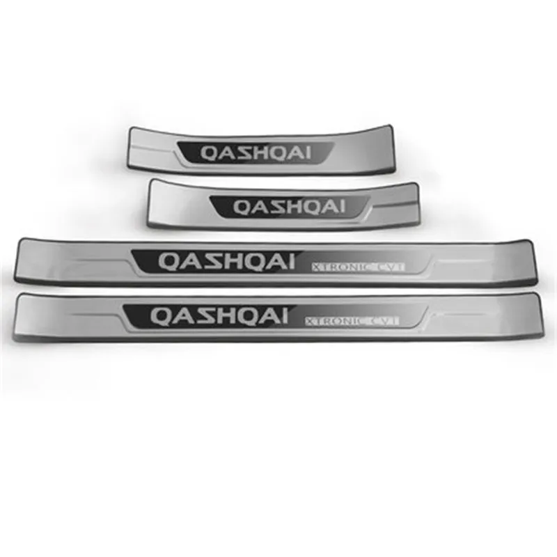 1 Автомобильный Стайлинг для Nissan Qashqai J11 Нержавеющая Сталь автомобильный Задний бампер протектор порога багажника протектора накладка - Color: 1
