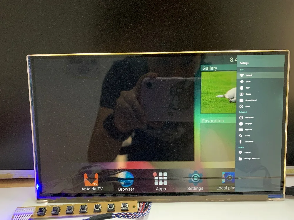 Android 8,0 1G+ 4G 4 ядра MSD358V5.0 умный беспроводной Wi-Fi tv lcd светодиодный драйвер универсальный контроллер комплект+ lvds+ лампа