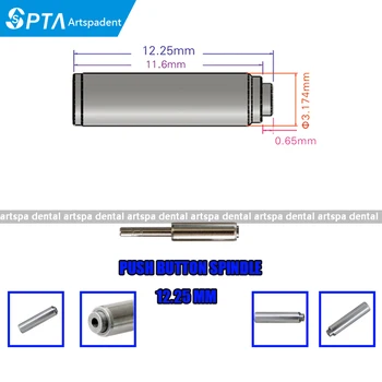 

5PCS 12.25mm Push Button Spindle Axis For Maintenance Dental Turbine