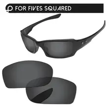 Papaviva черные поляризованные Сменные линзы для Fives квадратные солнечные очки Рамка UVA и UVB Защита