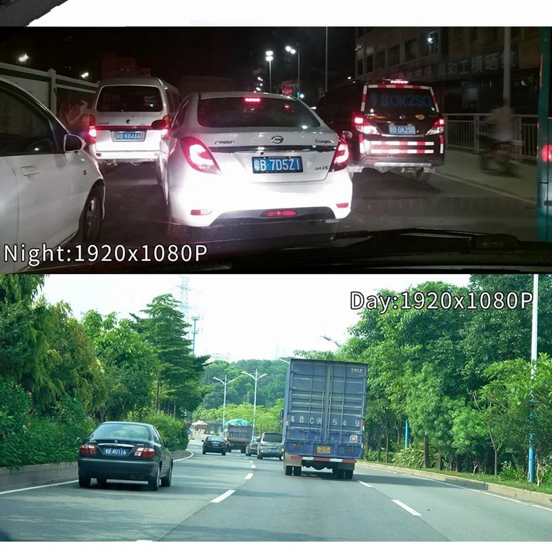 4,5 дюймов Автомобильный видеорегистратор камера зеркало заднего вида Dash Cam двойной объектив HD 1080P Авто ночного видения Видеокамера авторегистратор Автомобильные видеорегистраторы электронные