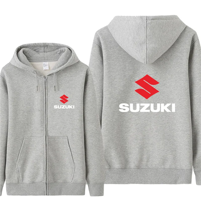 as picture Осень мотоцикл Suzuki толстовки для мужчин модное пальто флисовый пуловер унисекс мужская одежда - Цвет: as picture