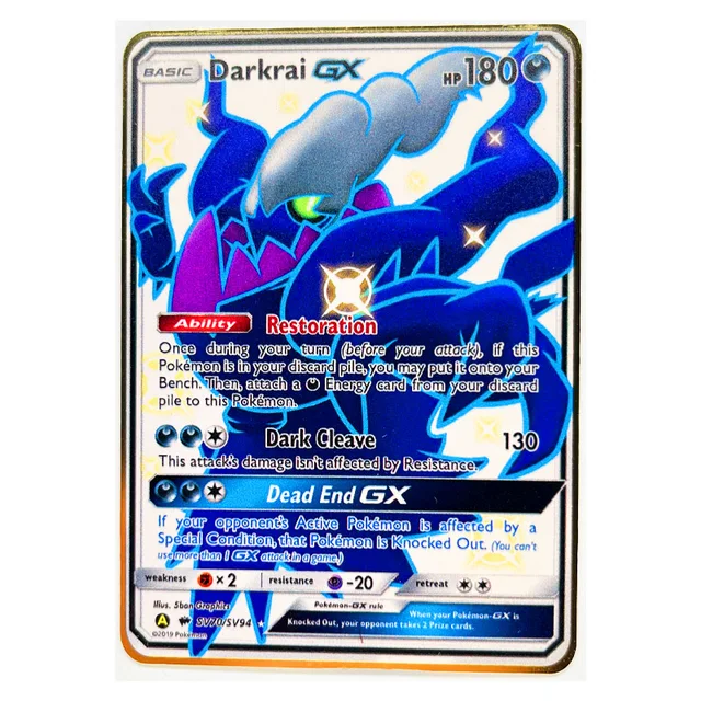 27 Styles Pokemon Metal Star Charizard Greninja Rayquaza Mewtwo Toys Hobbies Hobby Collectibles Game Collection Anime Cards 5