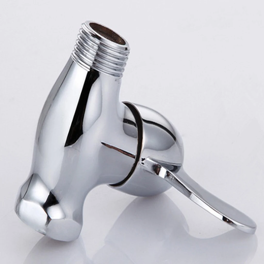 Brass Ball Valve,Water Tap Faucet Angle Shut-Off Valve Pipe Hose Fittings For Shower Bathroom(DN15)