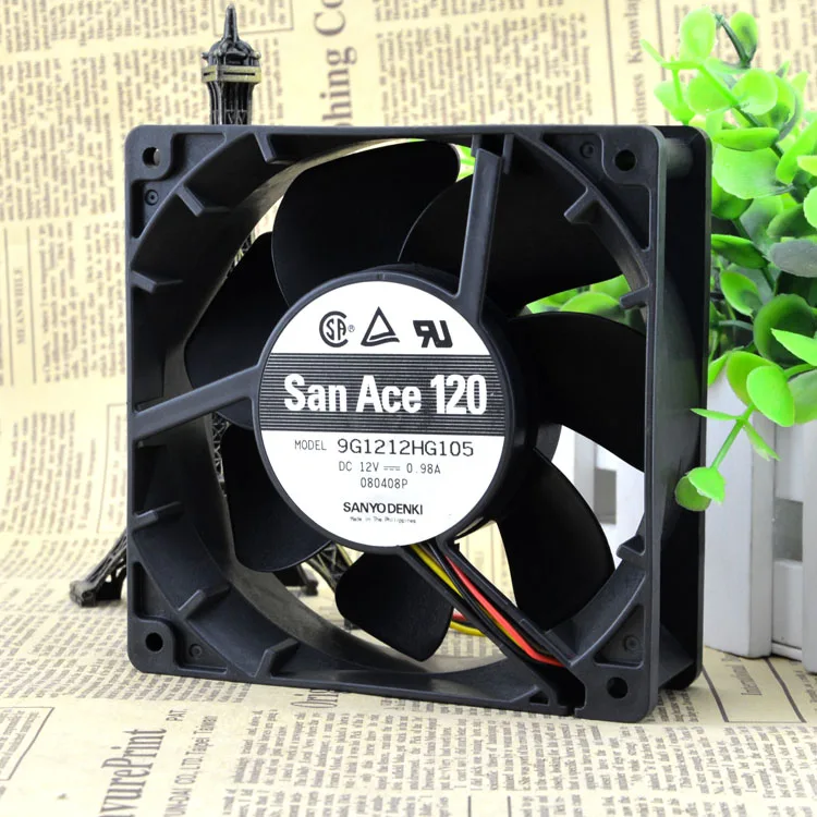 Sanyo San Ace 120 12 см 9G1212HG105 12v 0.98A 4-проводной IBM вентилятор | Компьютеры и офис