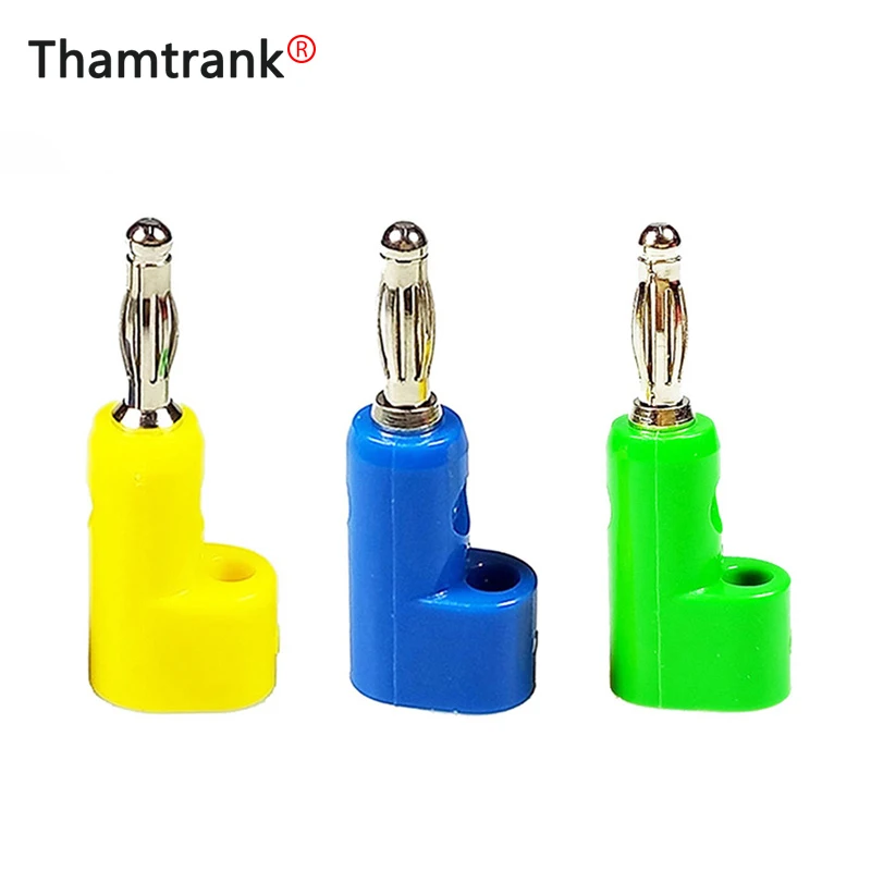 10pcs/lot Audio Speaker Amplifier Banana Male Plug Binding Post 4mm Jack&ampPlug Terminal Connector with Hole for Cable | Обустройство