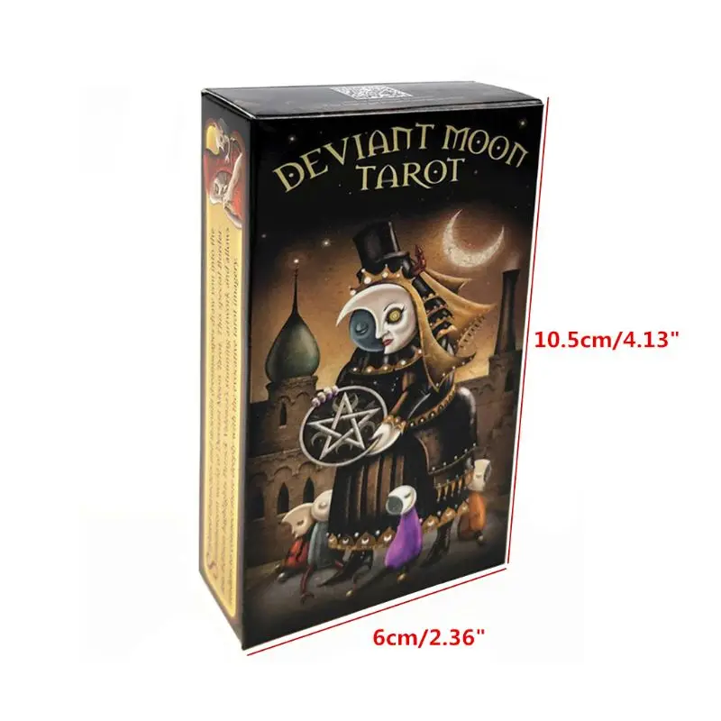 Полный английский Deviant Moon Tarot 78 карт Deck Oracle семейные вечерние настольные игры