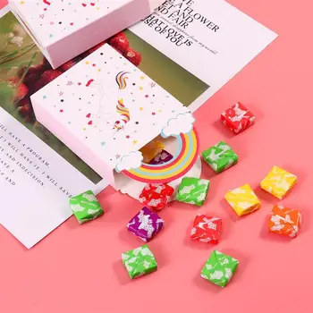 

TOYMYTOY 24pcs Unicorn Paper Bags with Rainbow Handle Party Gift Candy Bags