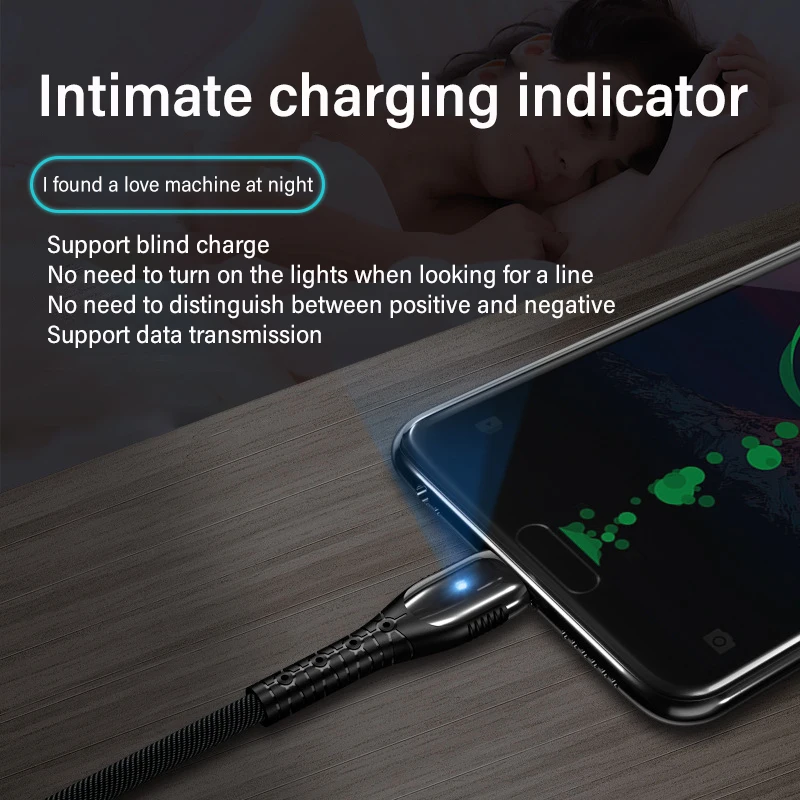 5A usb type-C светодиодный кабель для быстрой зарядки Micro USB type-C для huawei mate 20 Pro P20 samsung Xiaomi