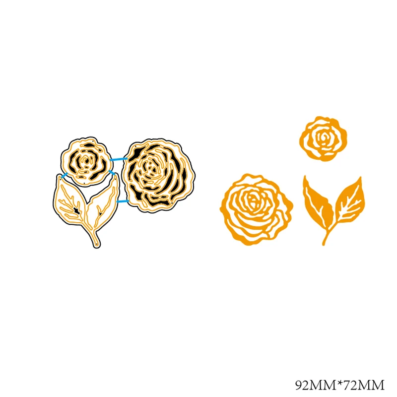 

ZhuoAng Flower world Cutting Dies for Card Making DIY Scrapbooking Photo Album Decoretive Embossing Stencial