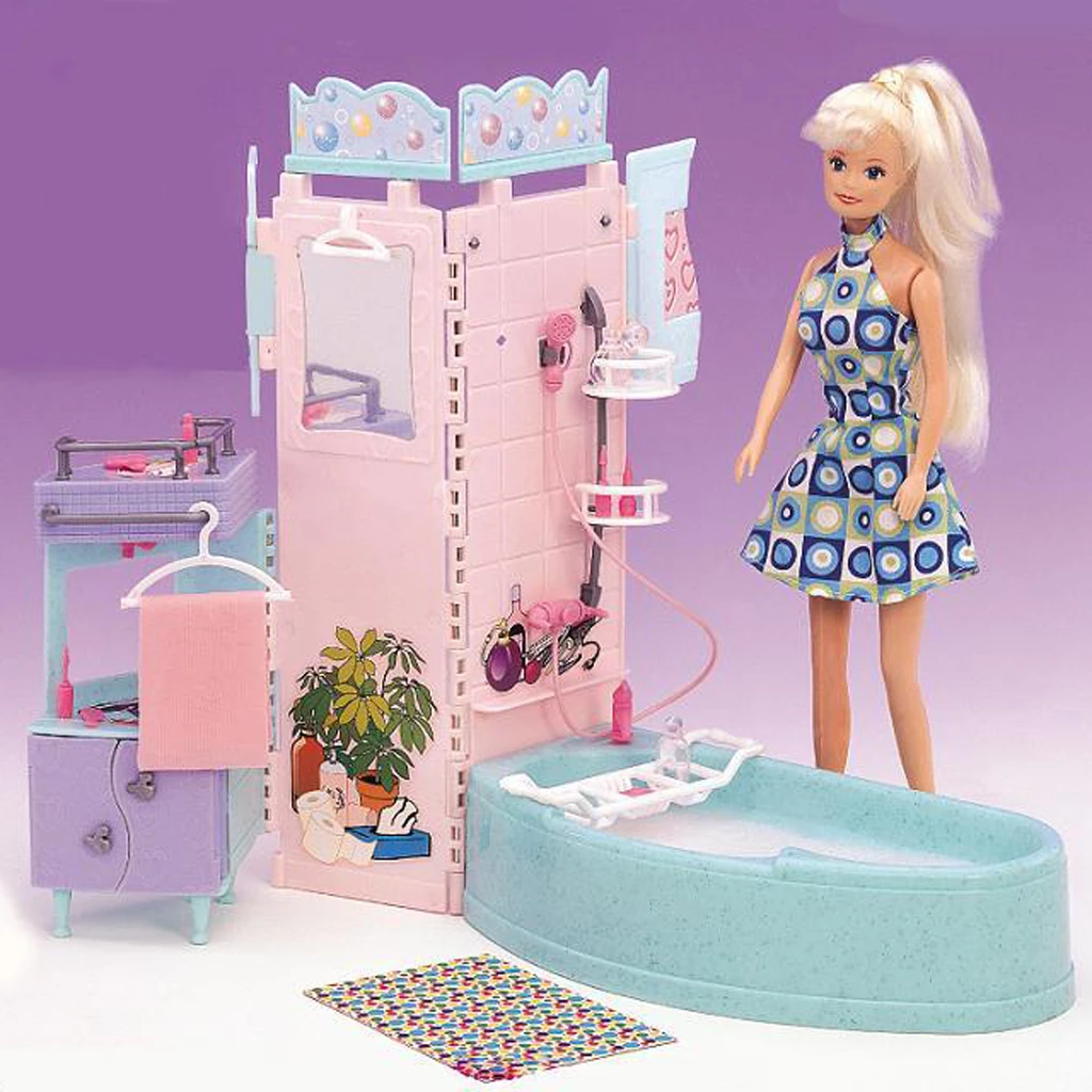 1/6 Scale Bathtub & Swimming Pool for   Blythe Dollhouse Hot Toys Action Figures Summer Accessories