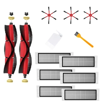 

Removable Main Brush+Filter+Cleaning Brush+6-Arm Brush for Xiaomi Roborock Robotic Vacuum Cleaner