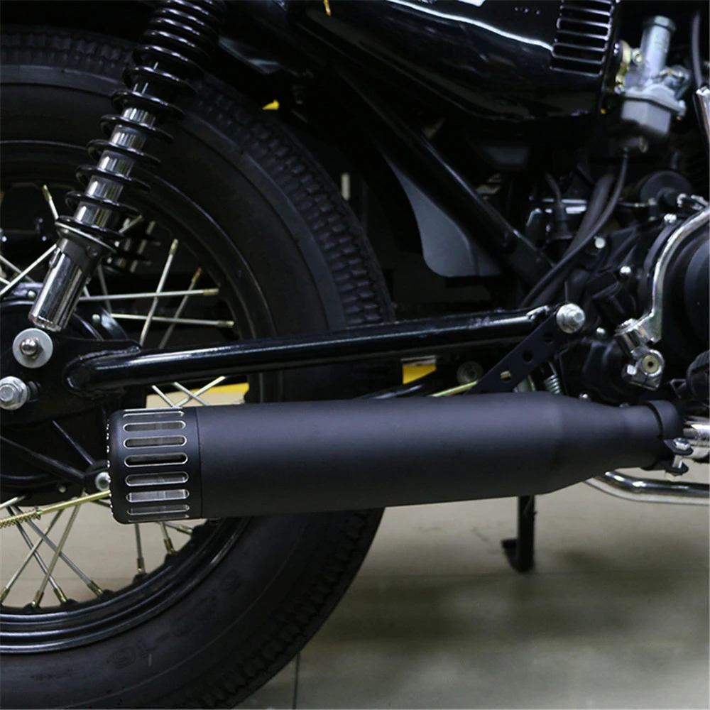 Мото rcycle выхлопной Escape глушитель трубы черный ретро escape moto для Harley Sportster Forty Eight Seventy Two