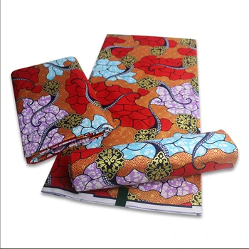 

New African Golden Wax Fabric Ankara Laminated Hot Sale Cotton Material Print Gold Line Batik Wrapper Tissue Wax Rapper Batik