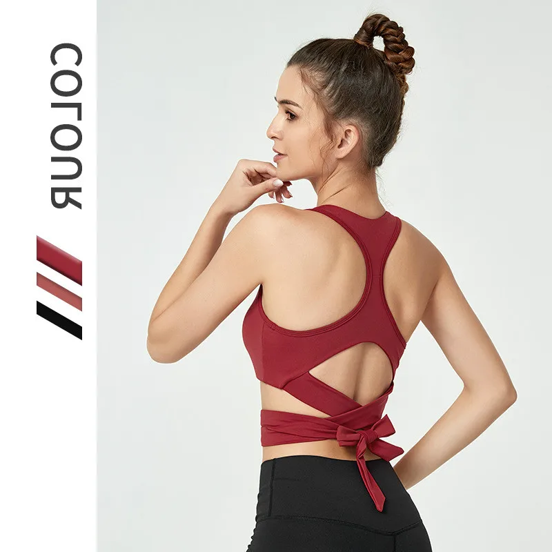 

Women Sport Bra Top Black Padded Yoga Brassiere Fitness Running Yoga Gym Fitness Crop Women Push Up Sports Bras