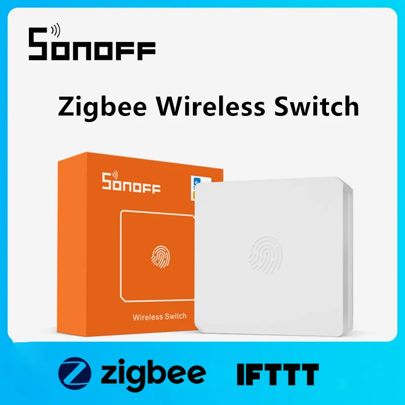 Беспроводной переключатель SONOFF SNZB 01 Zigbee двухсторонний выключатель света