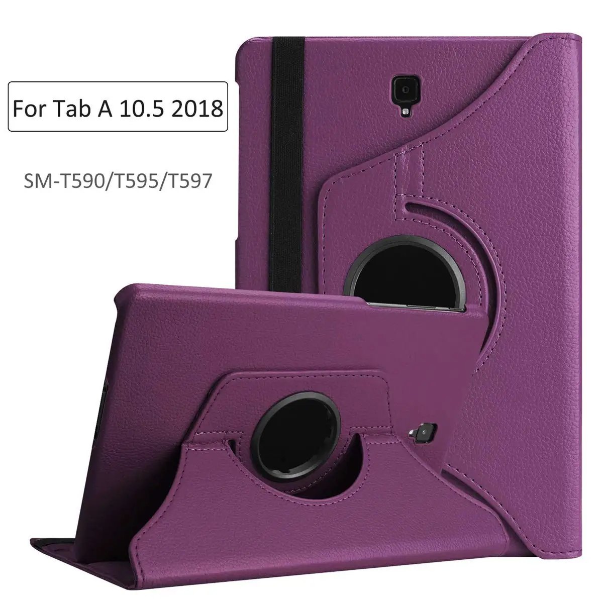 Вращающийся на 360 Градусов Кожаный умный чехол для Samsung Galaxy Tab A 10 5 T590 T595 T597 SM 2018