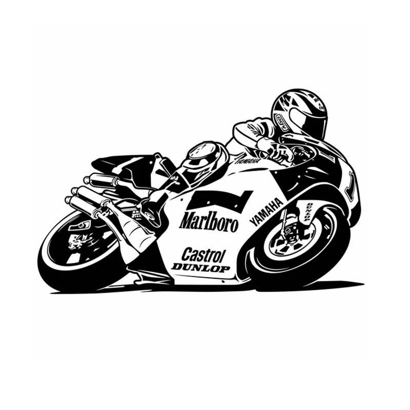 Dctal Heavy Motorcycle Racing Sticker Vehicle Decal Posters Vinyl Wall Decals Classical Autobike Pegatina Decor Mural Sticker