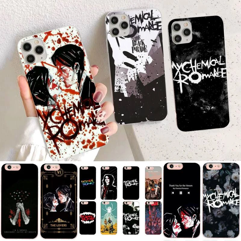 YNDFCNB My Chemical Romance Phone Case for iphone 13 11 12 pro XS MAX 8 7 6 6S Plus X 5S SE 2020 XR case case iphone 13 pro max