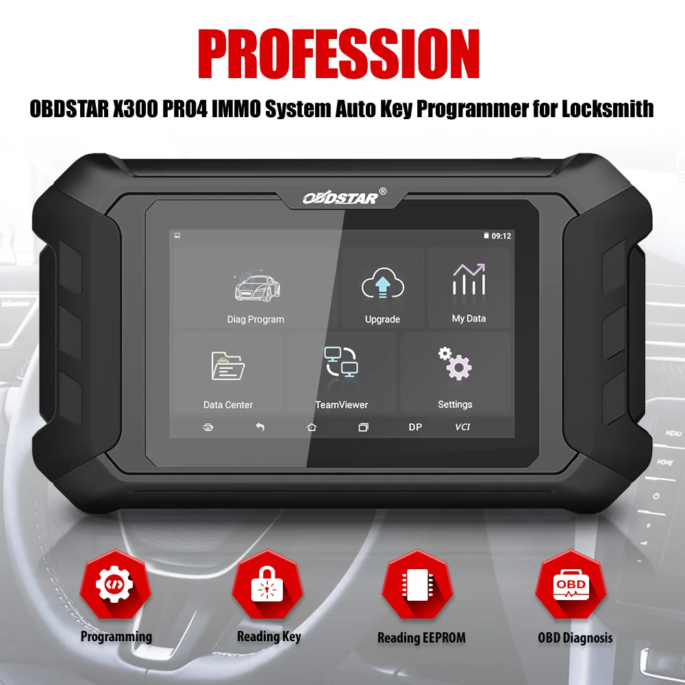 Программатор автомобильных ключей OBDSTAR X300 Pro4 Pro 4 кнопки Master 5 версия IMMO для