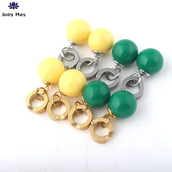 

2 Color Takerlama Dragonball Super Dragon Ball Vegetto Potara Earrings Black Son Goku Zamasu Cosplay Props fashion accessories