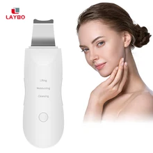 

Ultrasonic Skin Scrubber Face Pore Cleaner Facial Scrubber Machine Cavitation Peeling Facial Cleaning Beauty Instrument Device