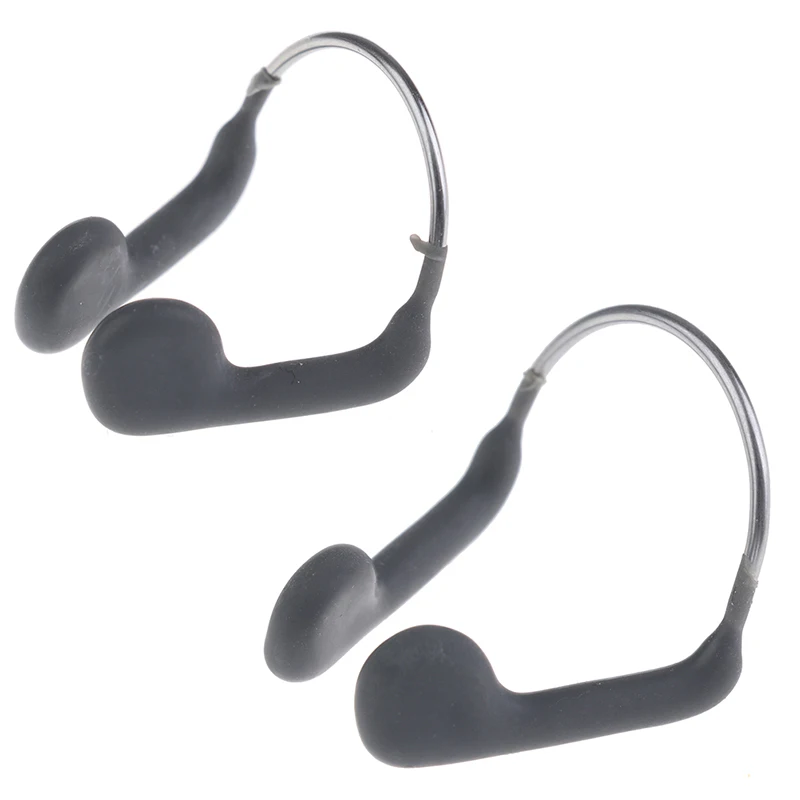 Swimming Nose Clip 1PC Soft Silicone Durable No-skid Adjustable Stainless Steel Wire For Swimming Diving Sports Accessories