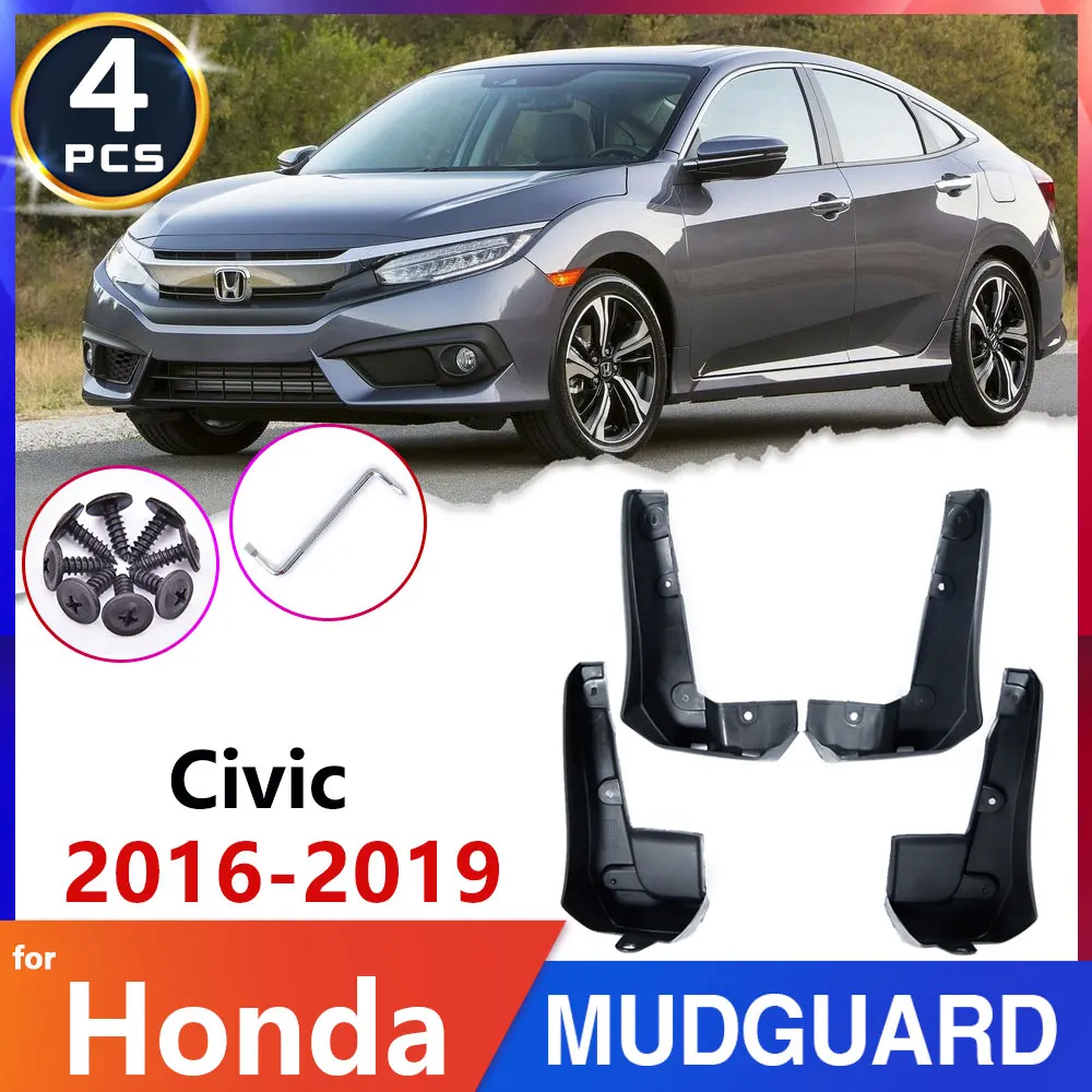 Щиток грязи для шин Honda Civic 2016 2017 2018 2019 FC FC1 FC2 FC5 Брызговики автомобильные