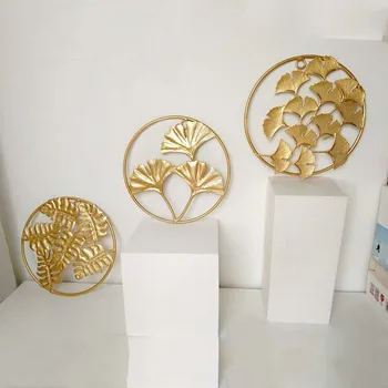 Nordic Ginkgo Leaf Iron Wall Decor