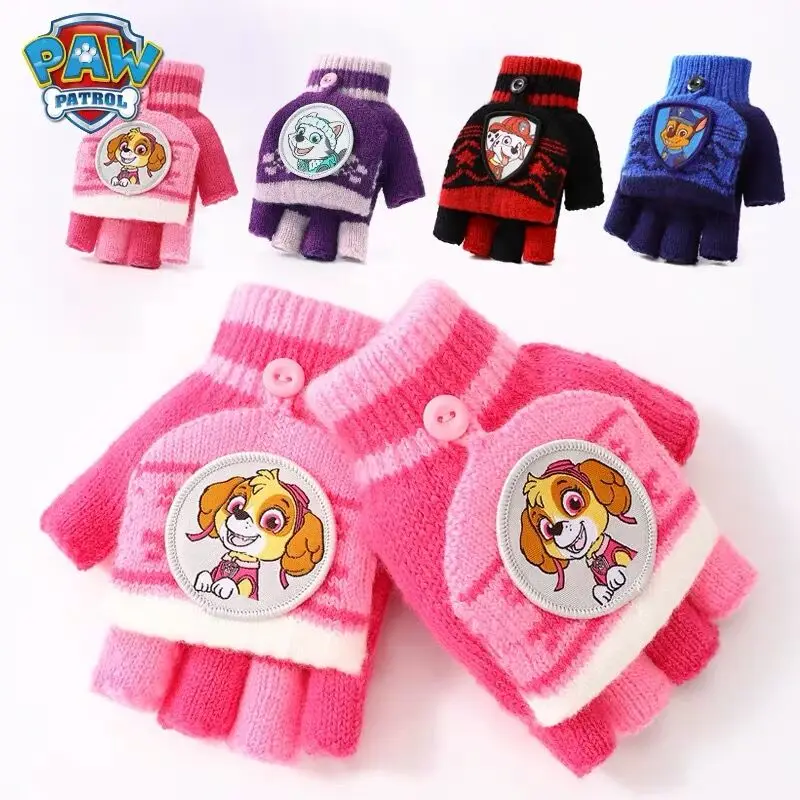 

2019 Original Paw Patrol children's glove Kindergarten toy chase skye everest Kids Birthday Christmas gift Doll children toy