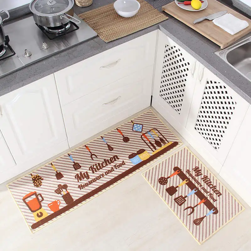 

Kitchen Mat Bath Carpet Floor Mat Washable Durable Home Entrance Doormat Bathroom Carpet Living Room Decorative Bedroom Rugs