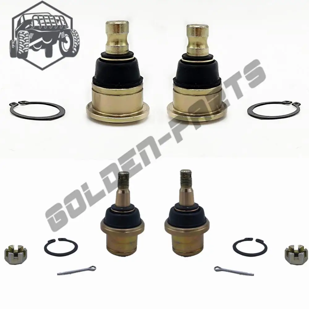 

4PC HISUN 500CC 700CC HS500 HS700 ATV QUAD Drive shaft Ball Joint with Scew nuts pin Circle Ball Joint A and B,Steering Knuckle