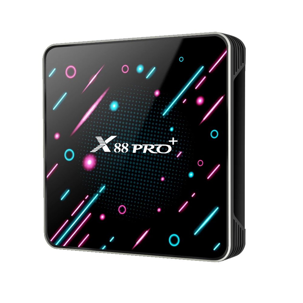 X88Pro+ плюс ТВ приставка Смарт ТВ приставка Android 9,0 4K медиаплеер RK3368 DRR3 power VR G6110 4 Гб 64 Гб 128G X88Pro+ приставка