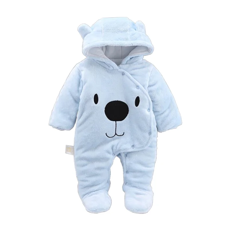 baby boy fluffy snowsuit