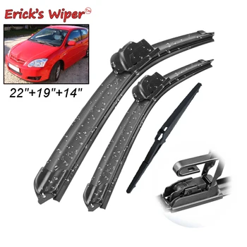 

Erick's Wiper Front & Rear Wiper Blades Set For Toyota Corolla E120 Hatchback Wagon 2001 - 2007 Windshield Windscreen 22"19"14"