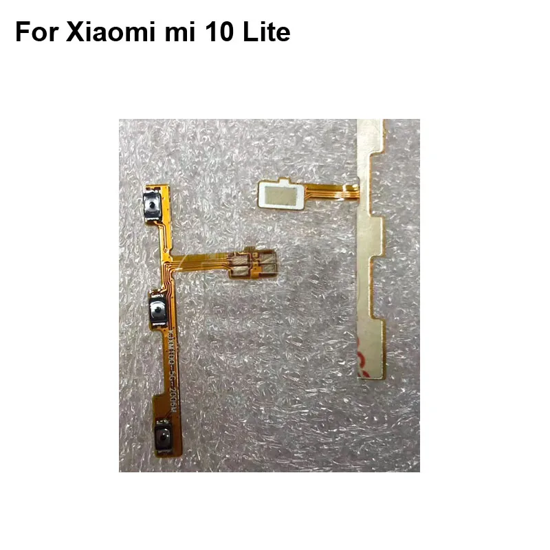 Гибкий кабель с кнопкой включения и выключения звука для Xiaomi mi 10 Lite|Шлейфы