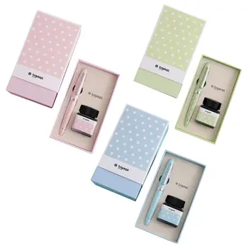 

Retro Business Fountain Pen Dot Signature Calligraphy with 25ml Ink Gift Box Set Y3ND